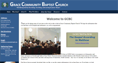 Desktop Screenshot of gracecommunitybaptist.org